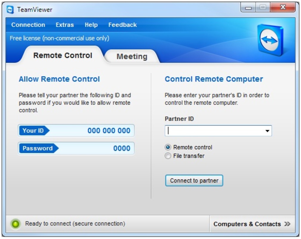 TeamViewer Portable 15.40.9 feature