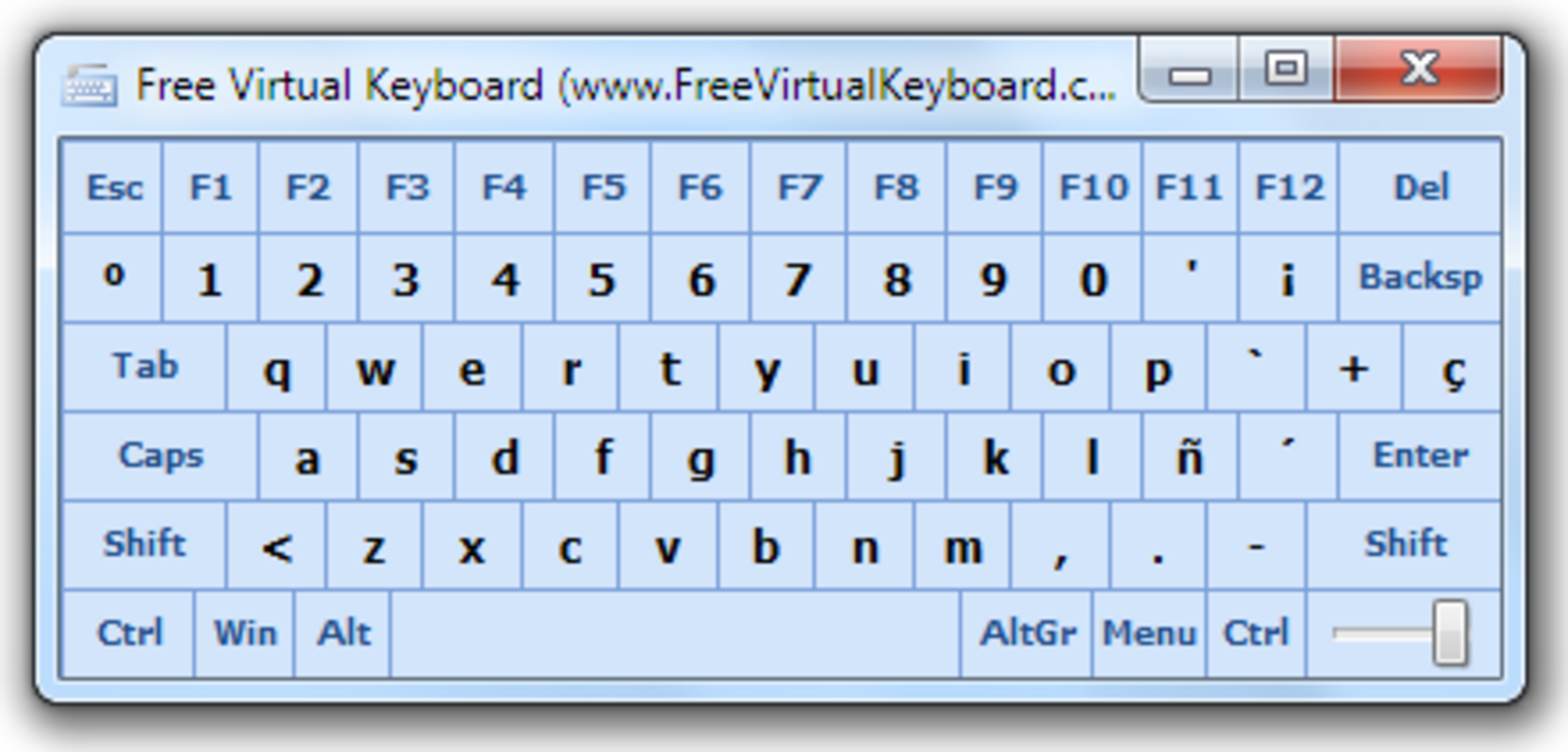 Free Virtual Keyboard 5.0 feature