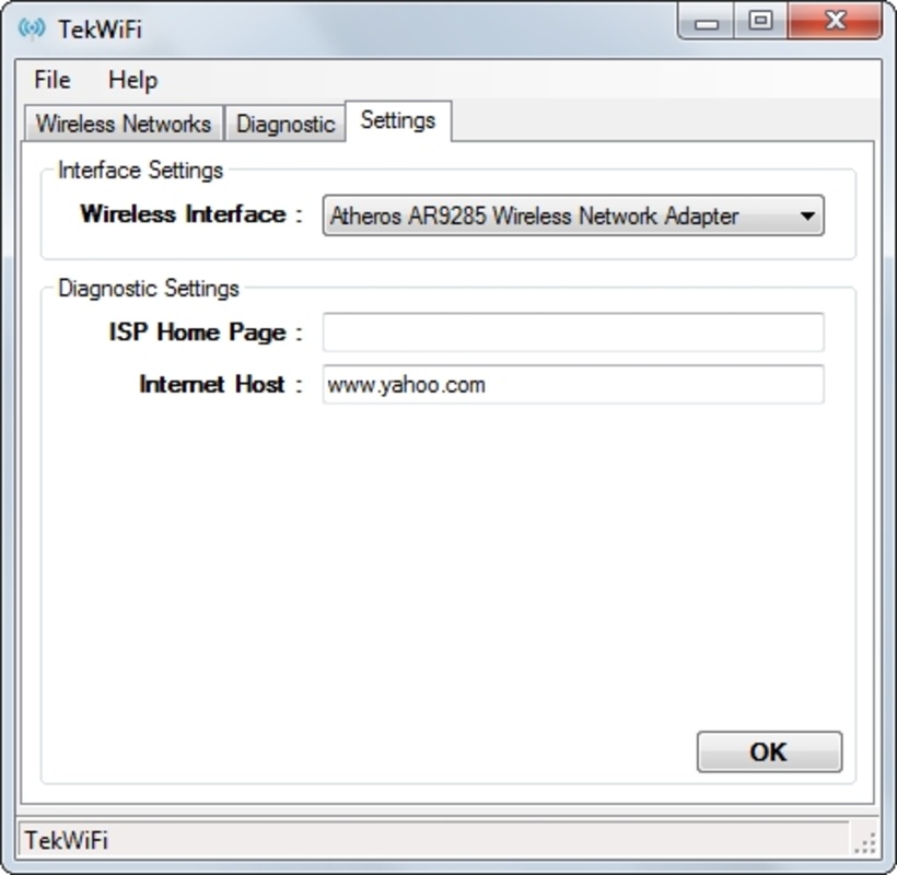 TekWiFi 1.3.0 for Windows Screenshot 2