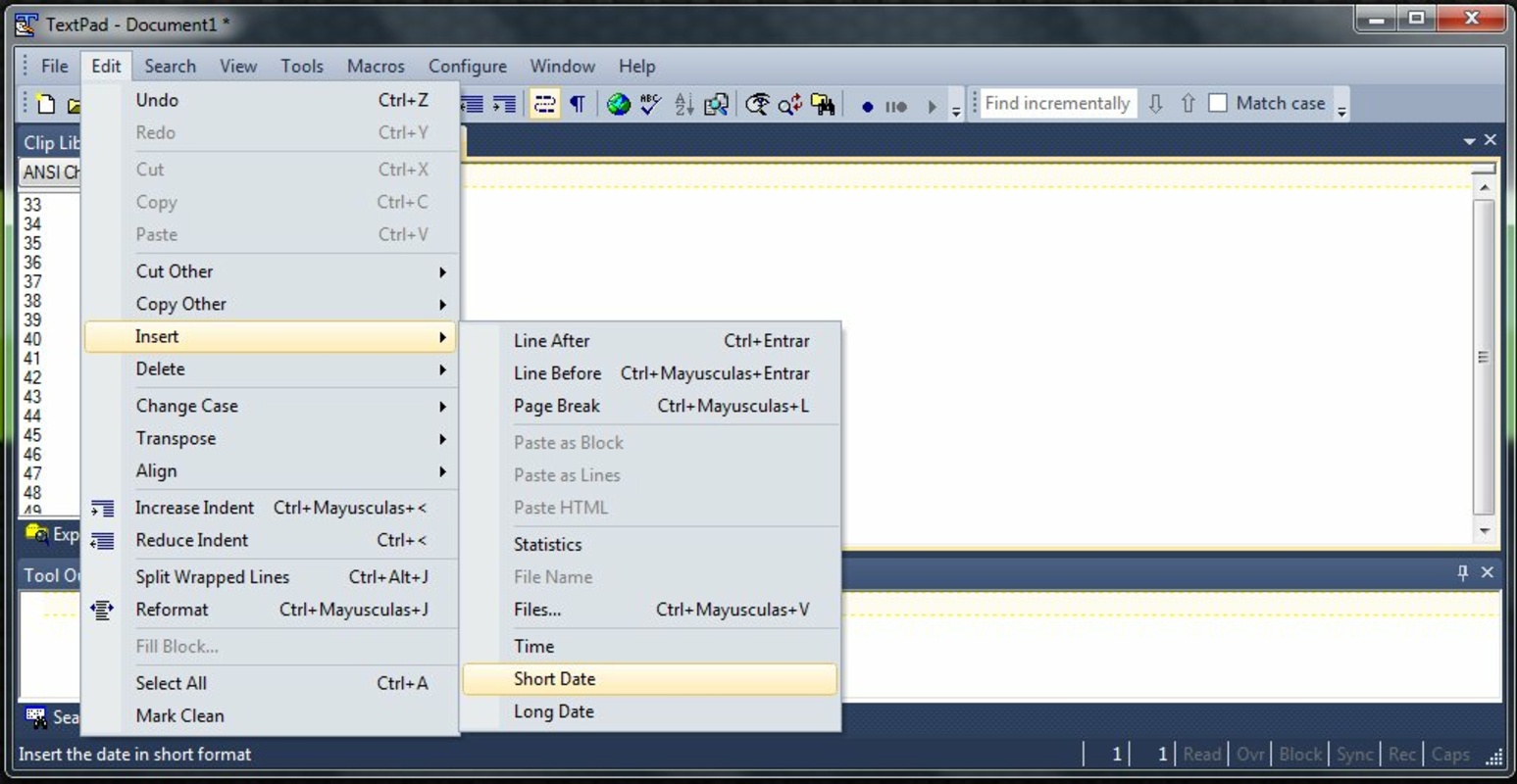 TextPad 8.15.0 for Windows Screenshot 1