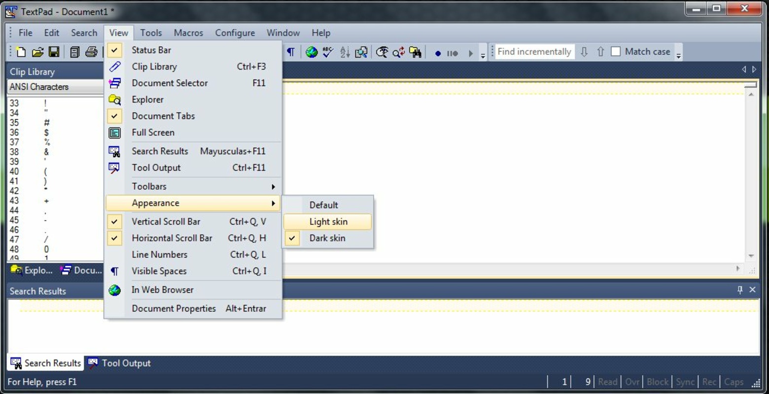 TextPad 8.15.0 for Windows Screenshot 4