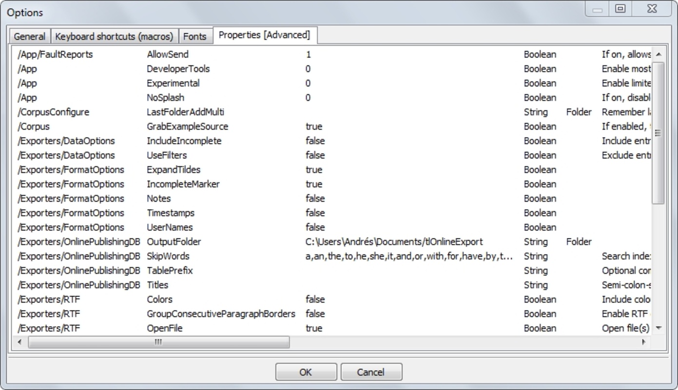 TLex Suite 2010: Dictionary Production Software 8.1.0.1404 for Windows Screenshot 5