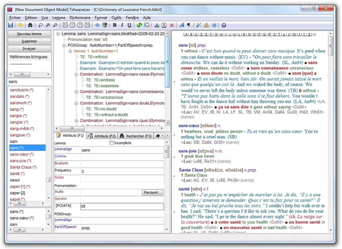 TLex Suite 2010: Dictionary Production Software 8.1.0.1404 for Windows Screenshot 6