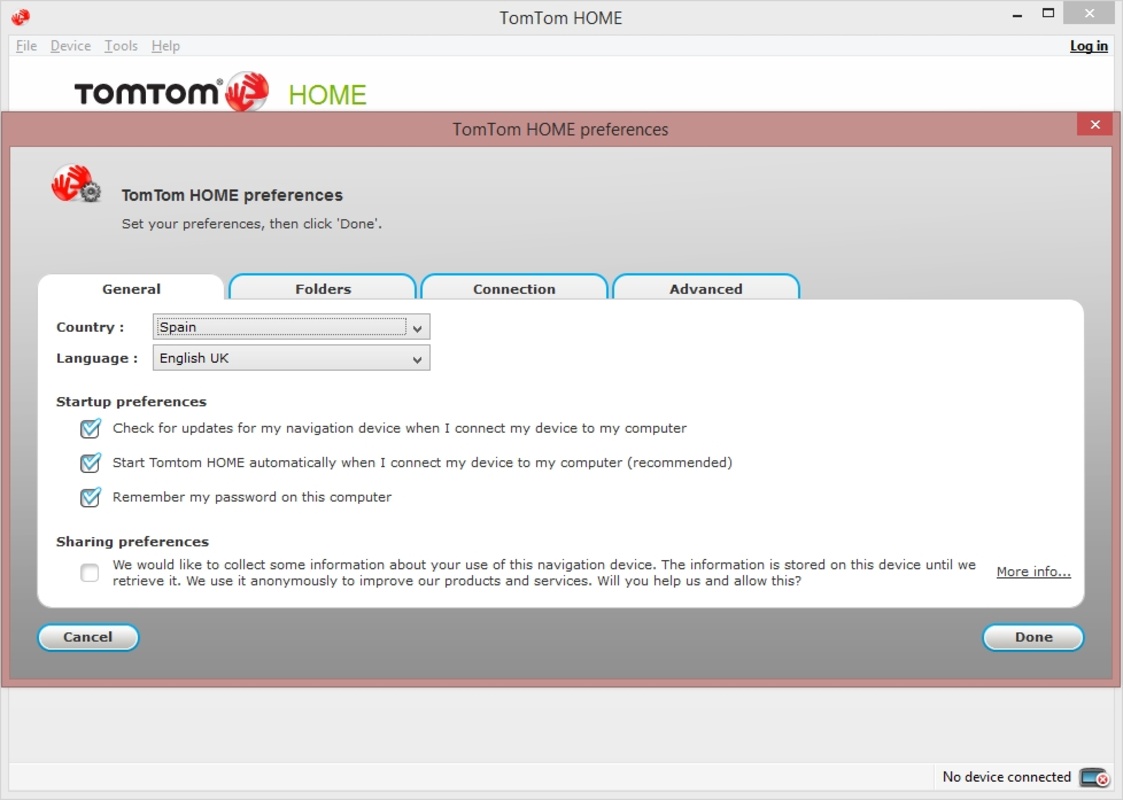 TomTom Home 2.21.19.1592948 for Windows Screenshot 2