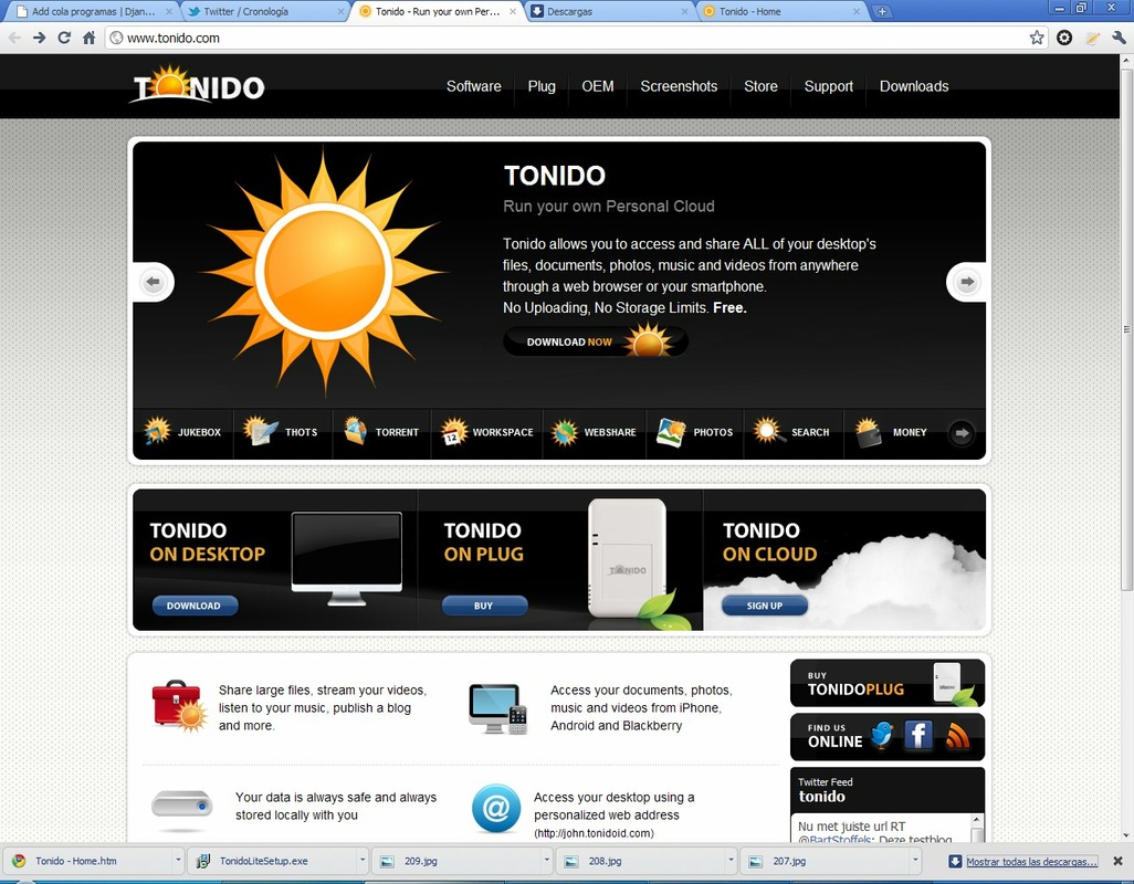 Tonido 14.90.0.34030 for Windows Screenshot 6