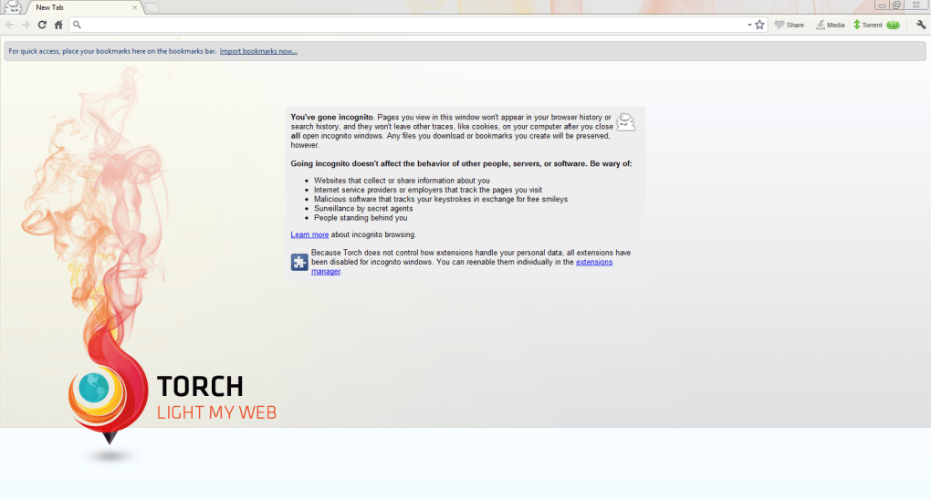 Torch Browser 69.2.0.1707 for Windows Screenshot 3