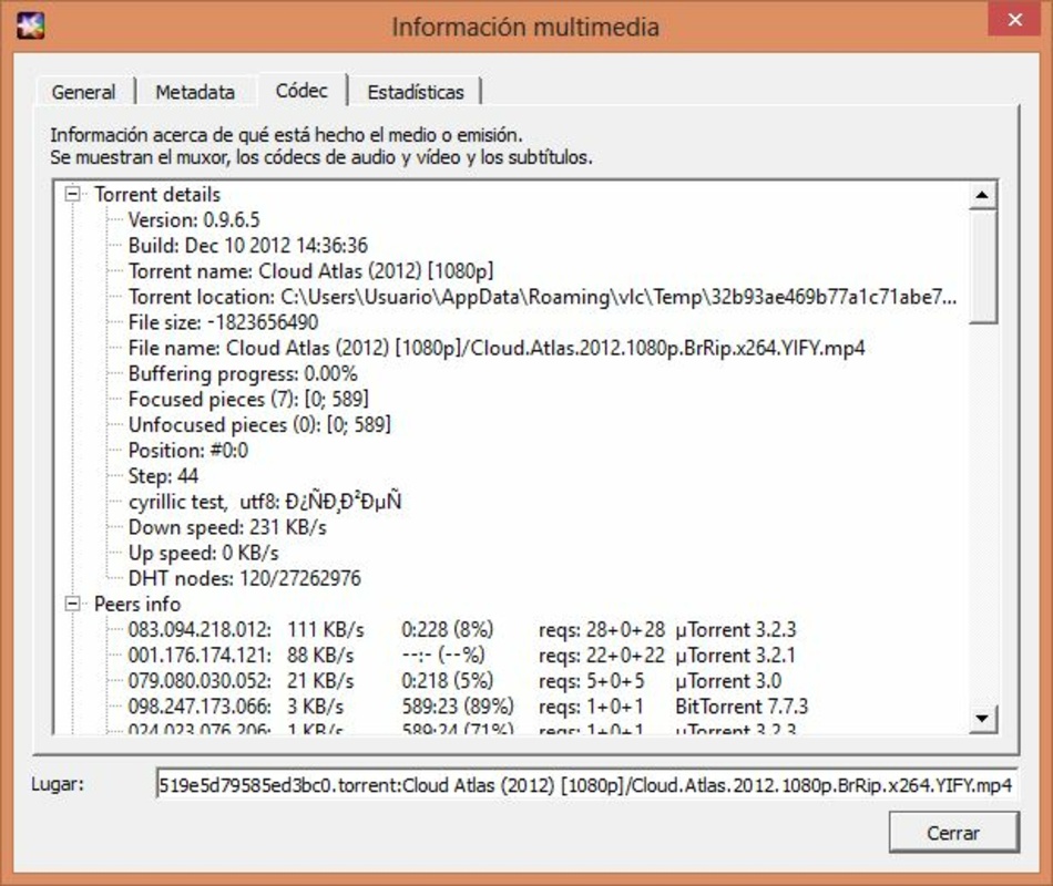 Torrent Video Player 1.0.1 Beta for Windows Screenshot 3
