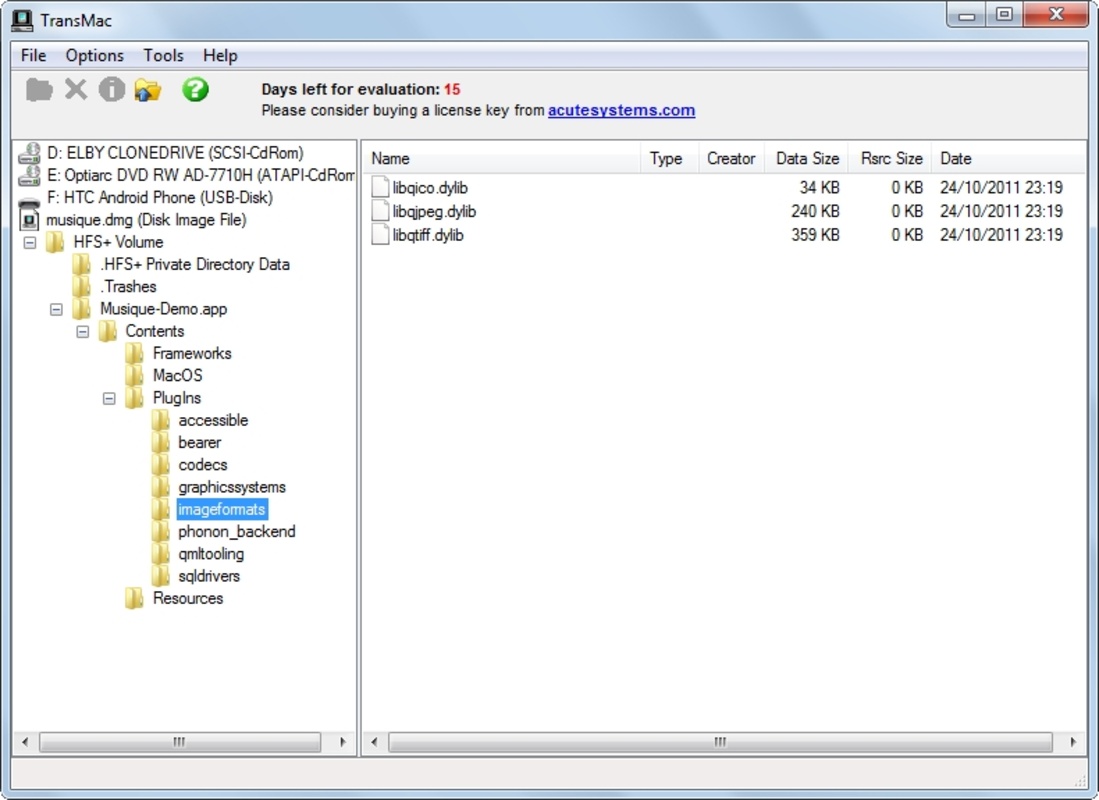 TransMac 14.6 for Windows Screenshot 1