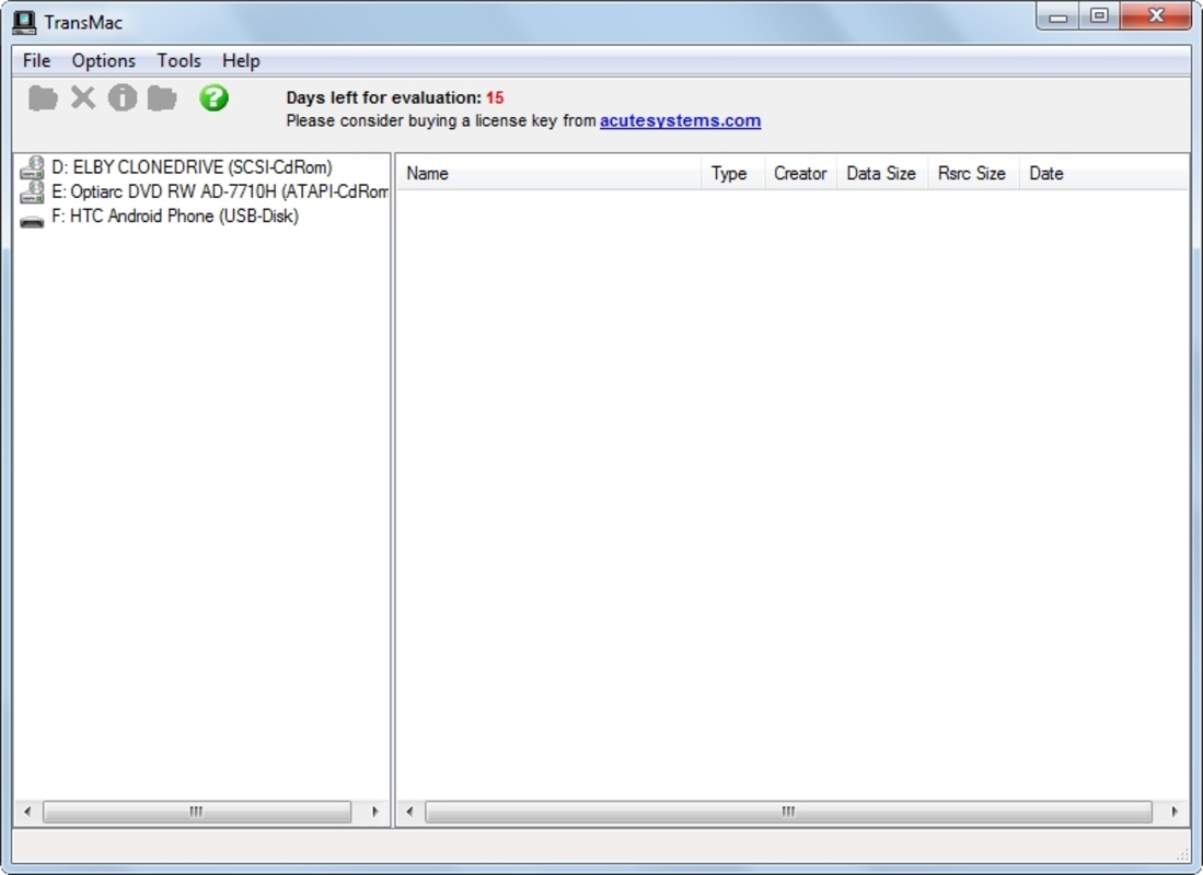 TransMac 14.6 for Windows Screenshot 2