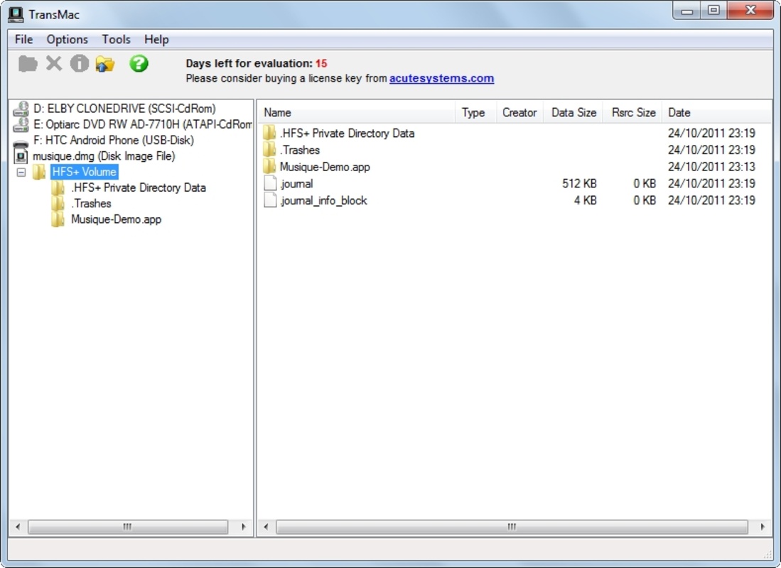 TransMac 14.6 for Windows Screenshot 4
