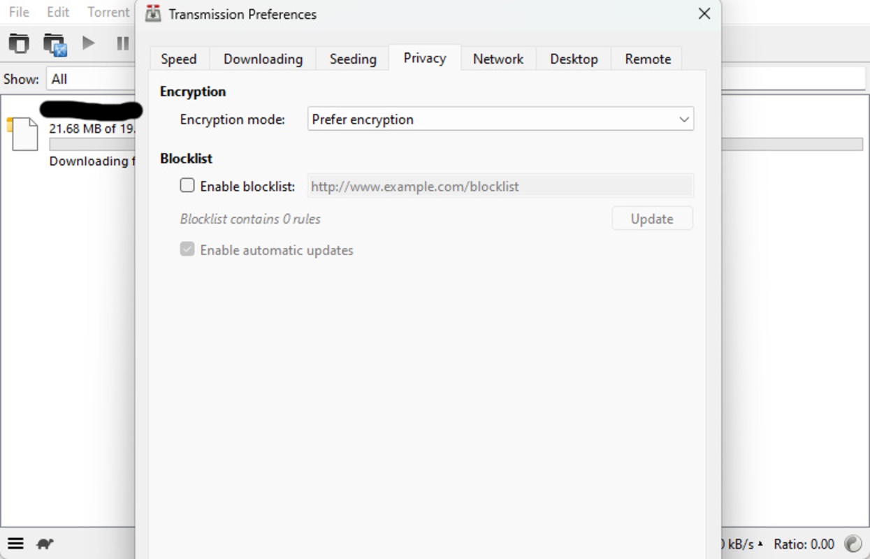 Transmission 4.0.2- for Windows Screenshot 2