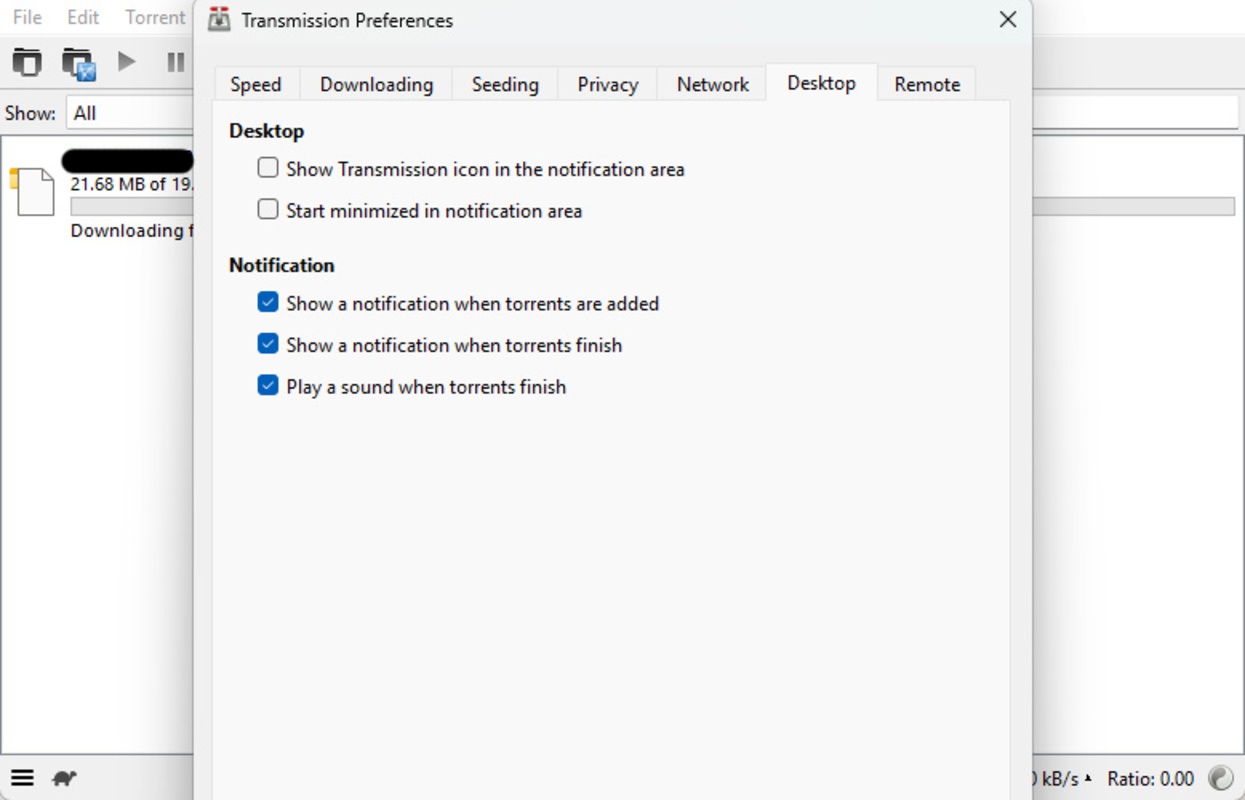 Transmission 4.0.2- for Windows Screenshot 3