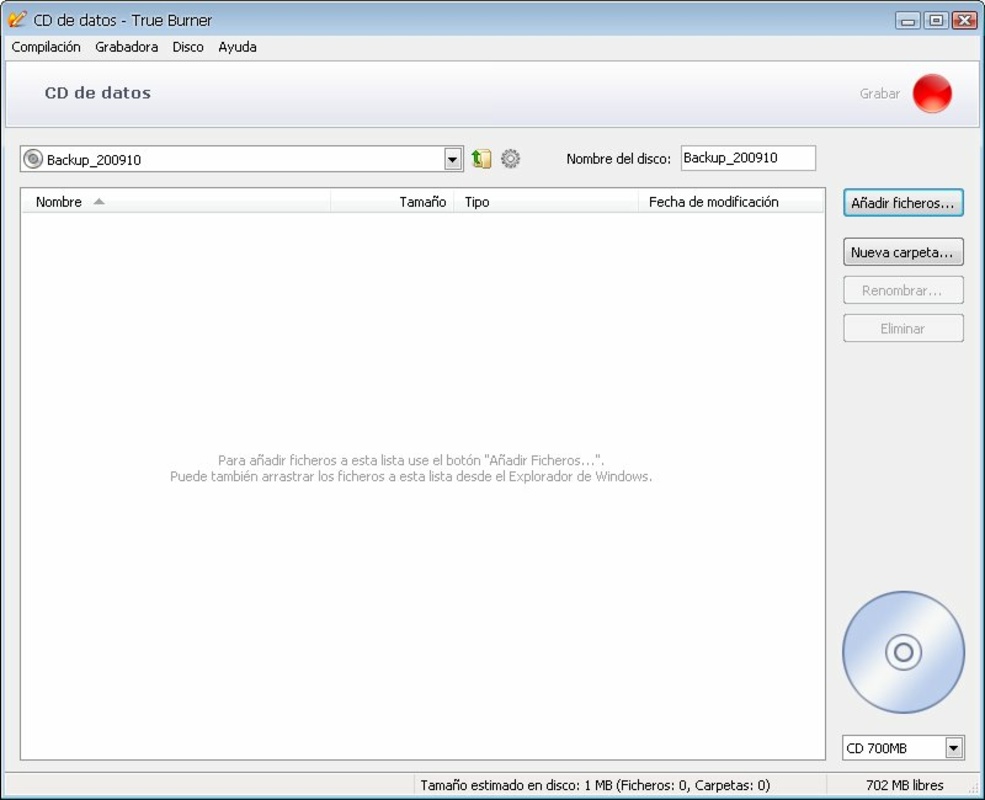 True Burner 9.0 for Windows Screenshot 1