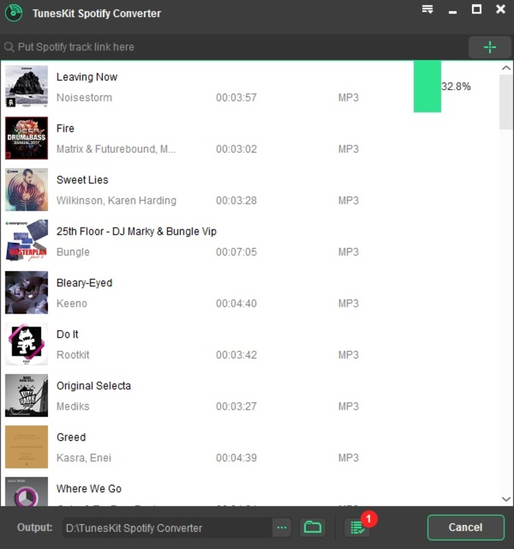 TunesKit Spotify Music Converter 2.1.0 for Windows Screenshot 2
