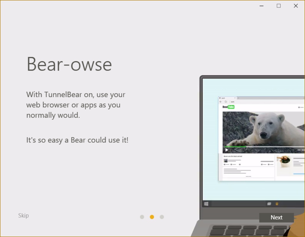 TunnelBear 4.6.3.0 for Windows Screenshot 3
