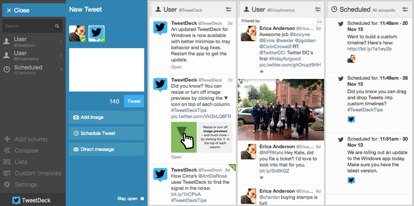 TweetDeck 3.8.4 for Windows Screenshot 4