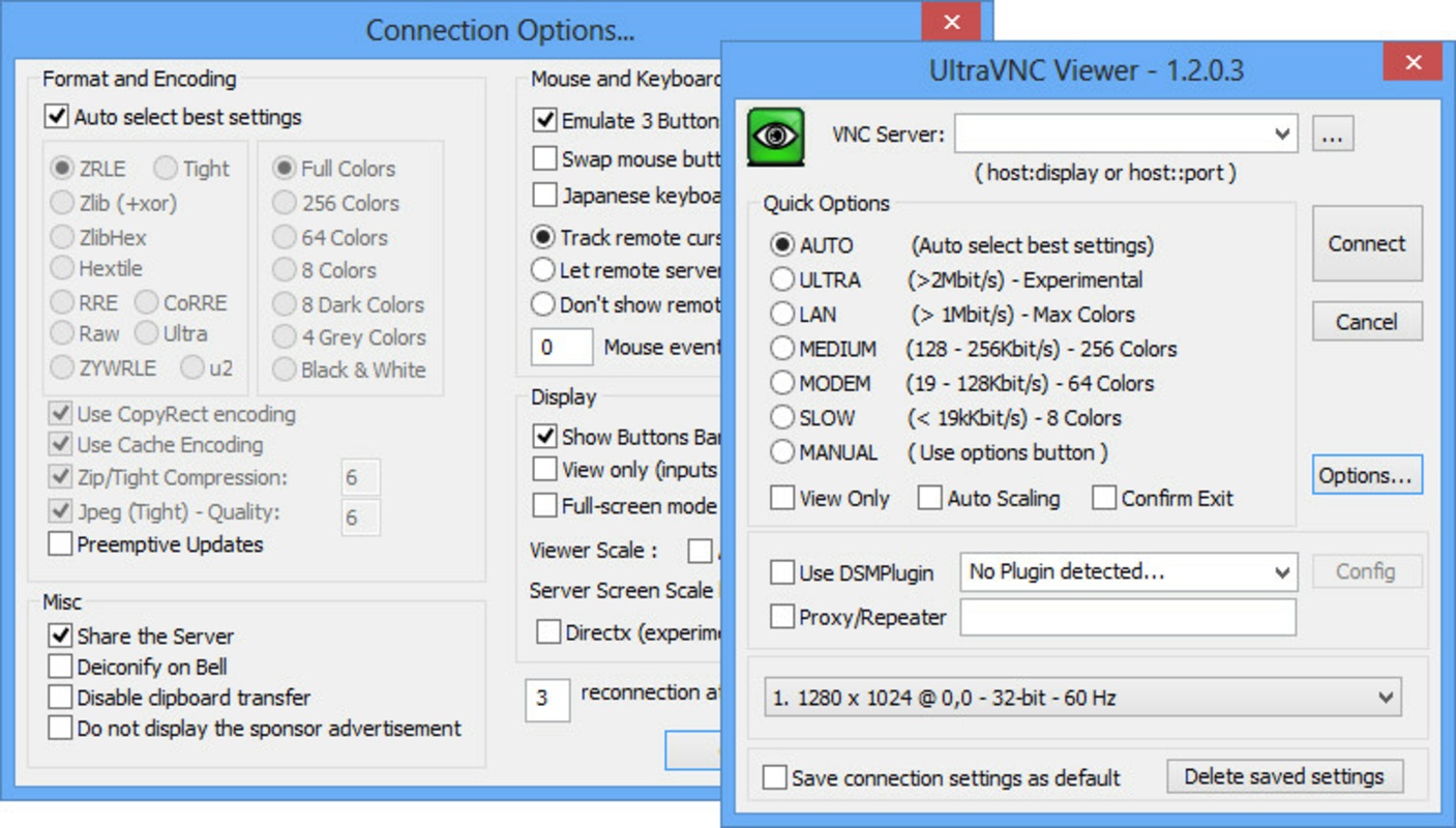 UltraVNC 1.4.2 for Windows Screenshot 1
