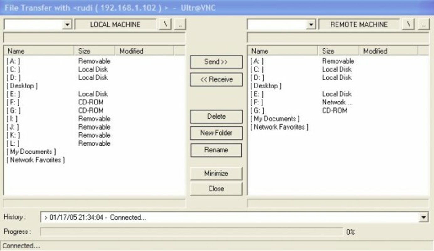 UltraVNC 1.4.2 for Windows Screenshot 2