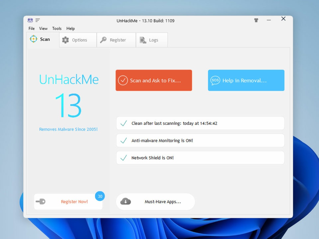 UnHackMe 14.70 for Windows Screenshot 3