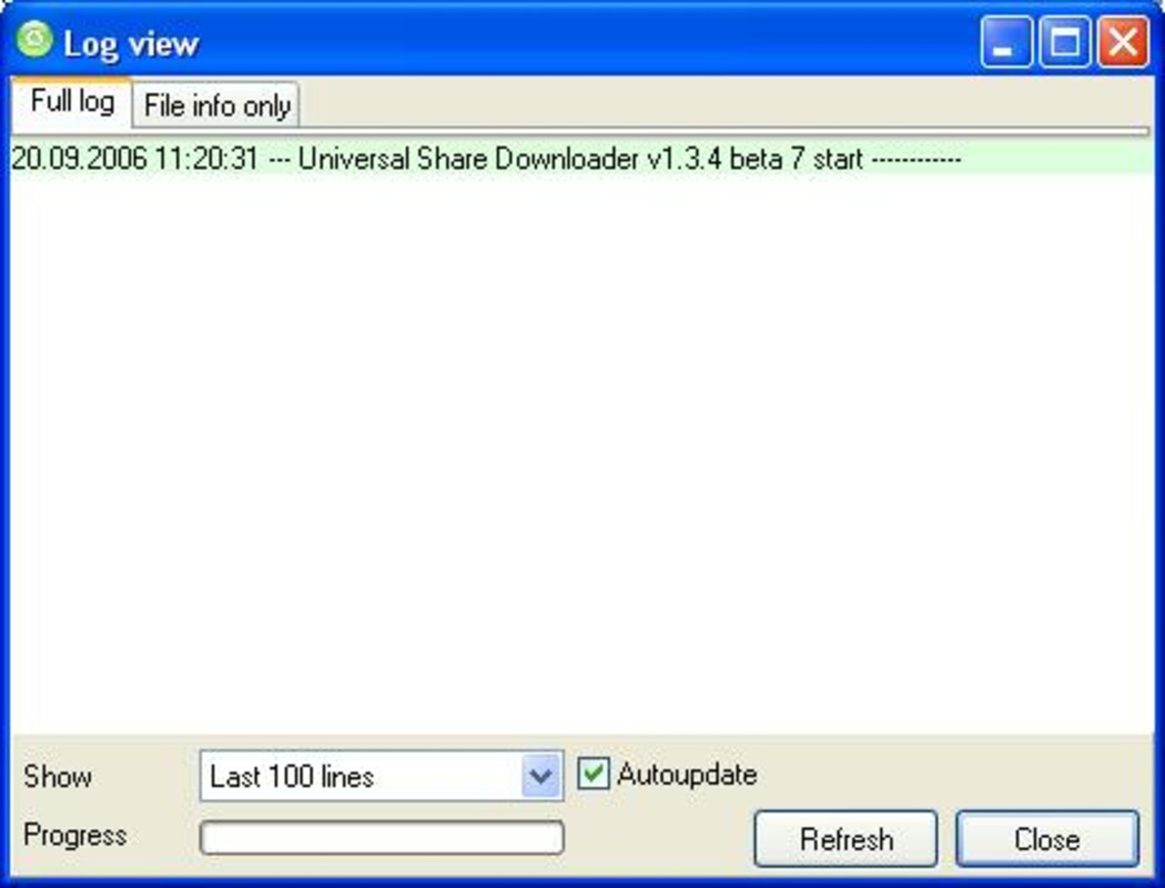 Universal Share Downloader 1.3.4.6 for Windows Screenshot 1