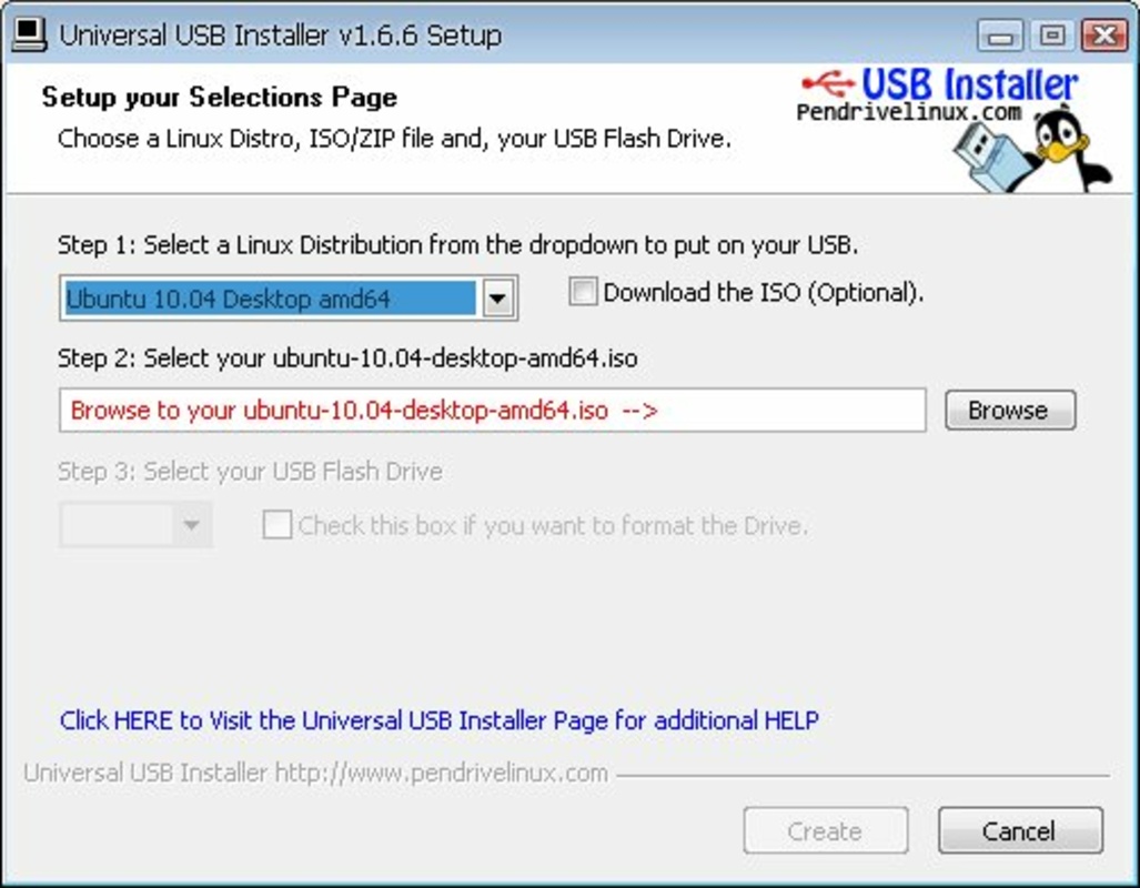 Universal USB Installer 2.0.1.4 for Windows Screenshot 2