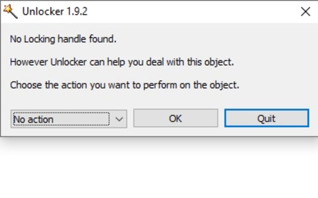 Unlocker 1.9.2 for Windows Screenshot 1