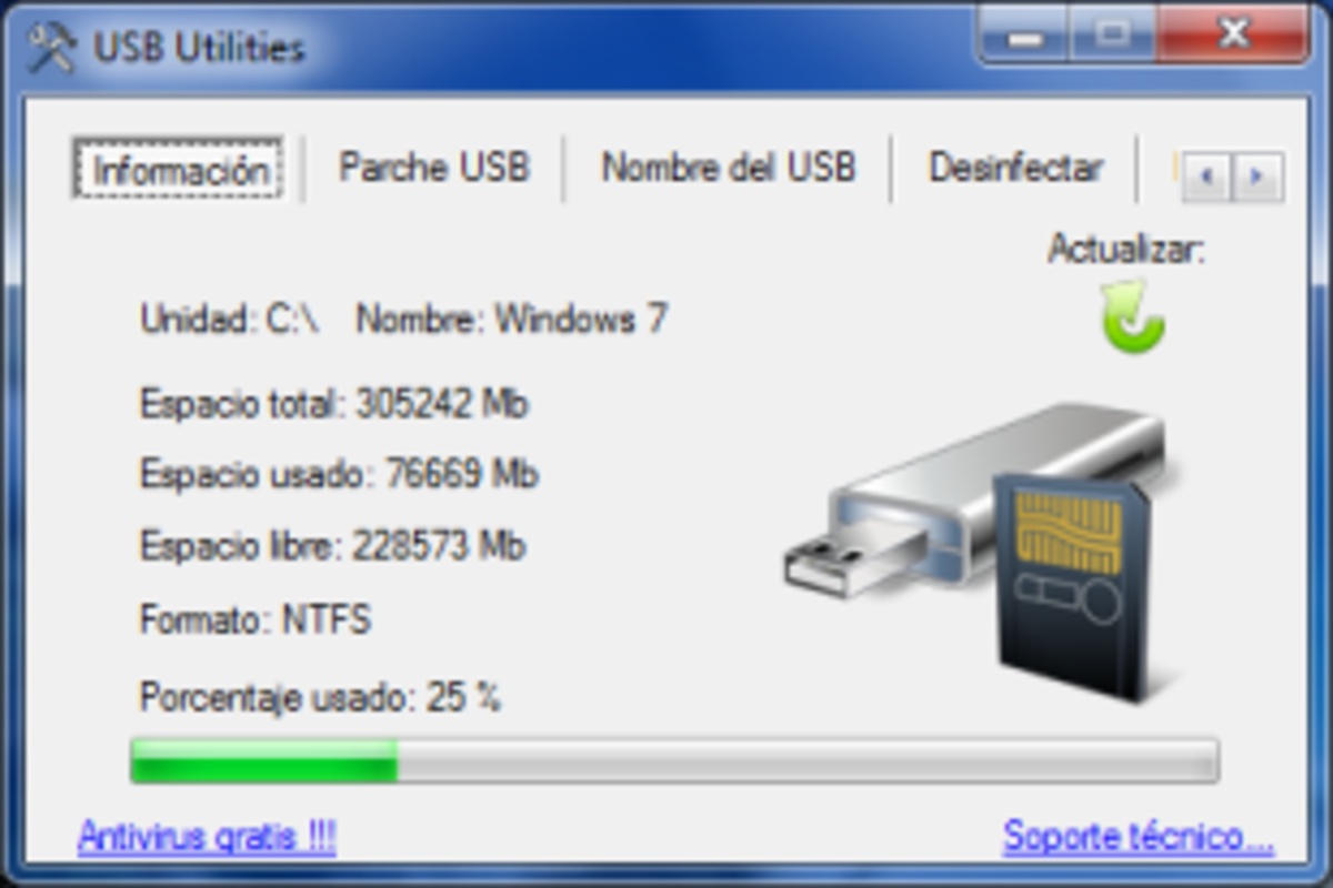 USB Utilities 1.0 feature