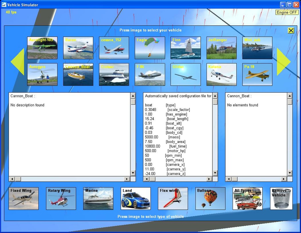 Vehicle Simulator 1.8.8 for Windows Screenshot 1