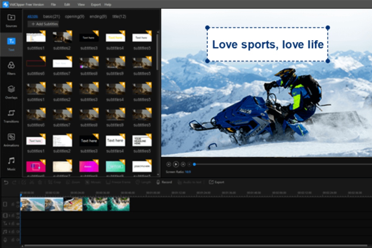VidClipper Video Editor 4.0.0.1 for Windows Screenshot 2