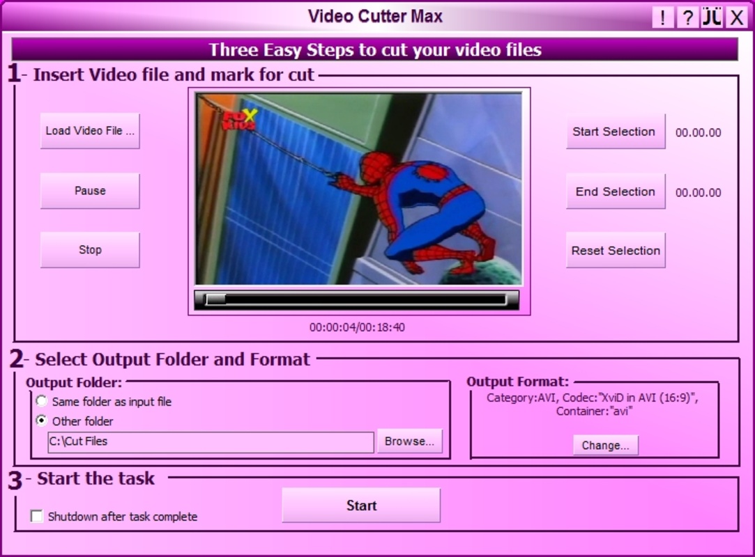 Video Cutter Max 4.3.0.4 feature