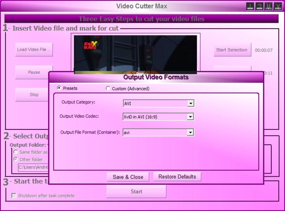 Video Cutter Max 4.3.0.4 for Windows Screenshot 2