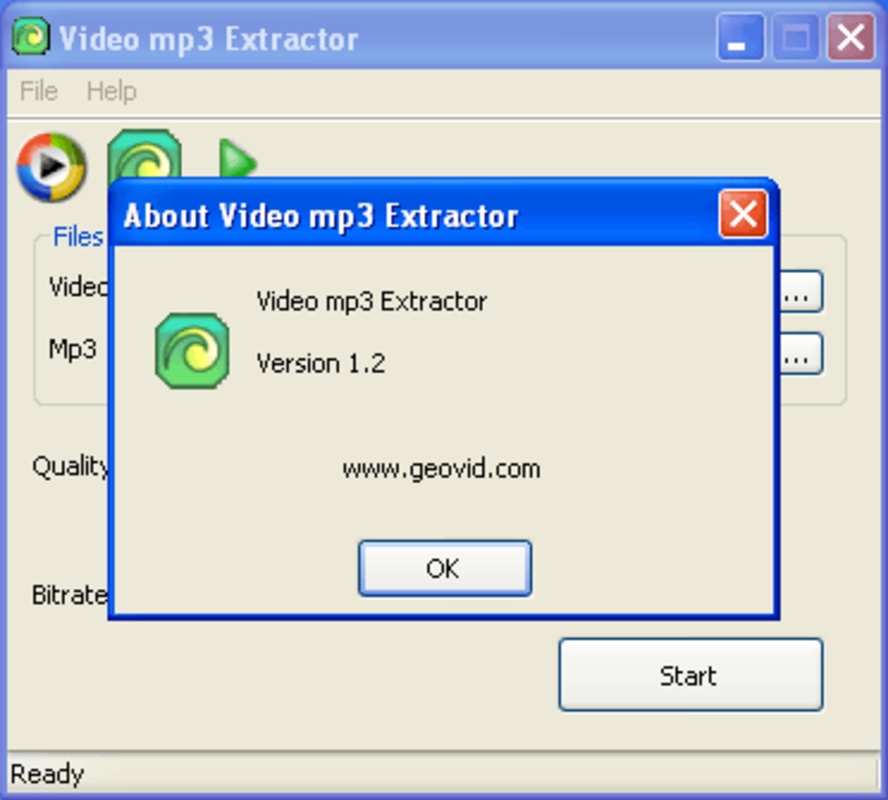 Video mp3 Extractor 1.8 for Windows Screenshot 1