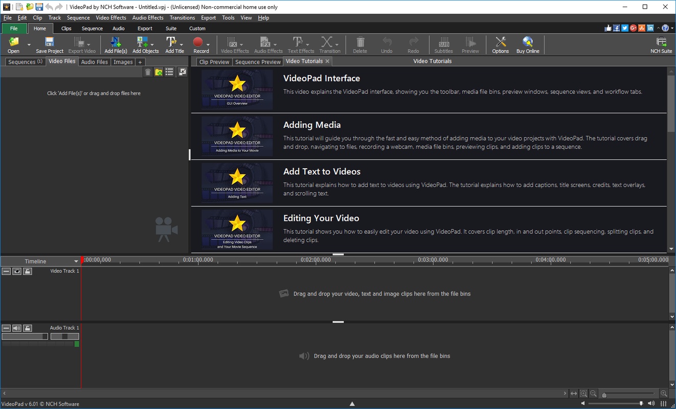 VideoPad Video Editor and Movie Maker Free 13.16 for Windows Screenshot 5