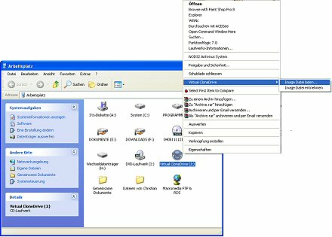 Virtual CloneDrive 5.5.2.0 feature