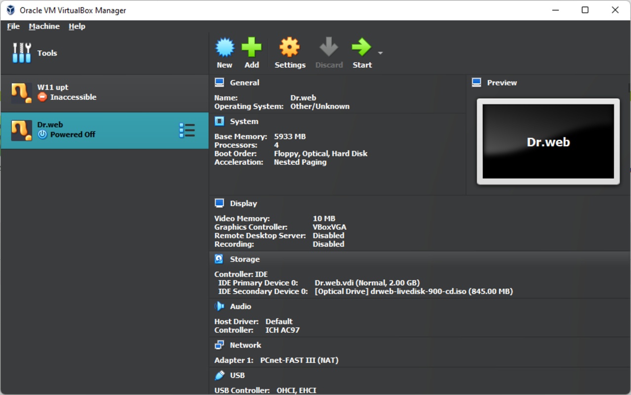 VirtualBox 7.0.6-155176 for Windows Screenshot 1