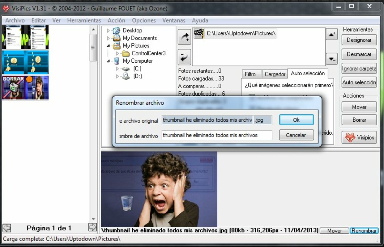 VisiPics 1.31 for Windows Screenshot 1