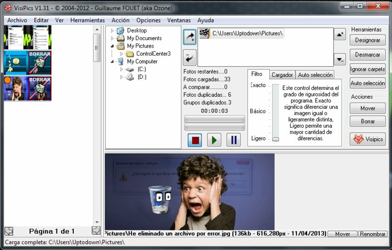VisiPics 1.31 for Windows Screenshot 3