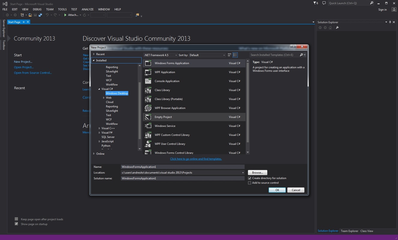Visual Studio 2013 16.8.30907 for Windows Screenshot 6