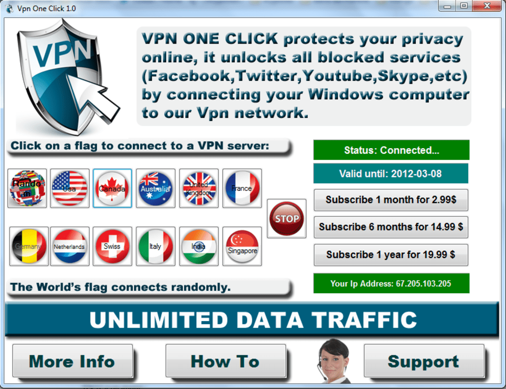 VPN One Click 1.0.27 for Windows Screenshot 2