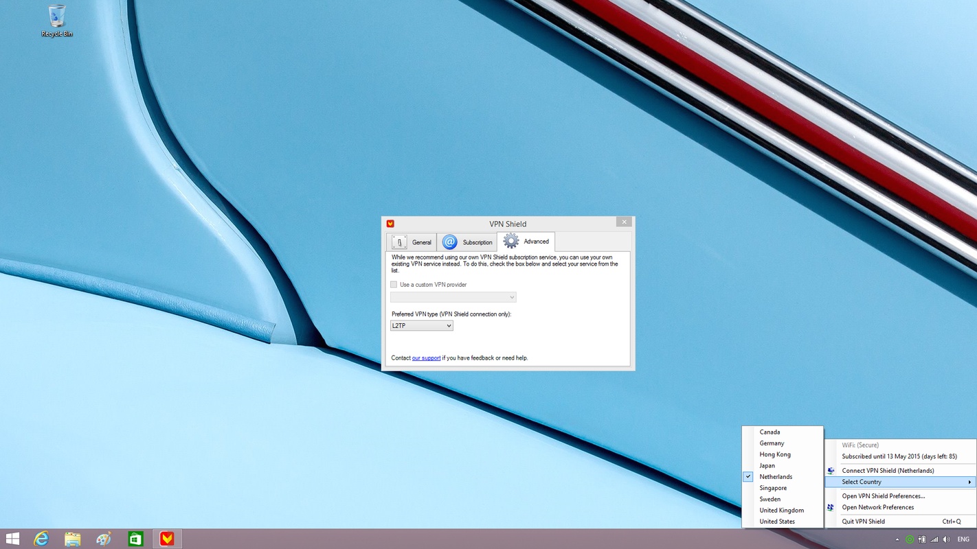 VPN Shield Desktop 8.6 for Windows Screenshot 4