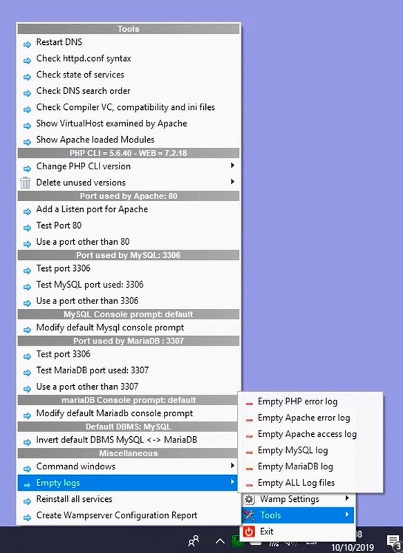 WampServer 3.2.6 for Windows Screenshot 2