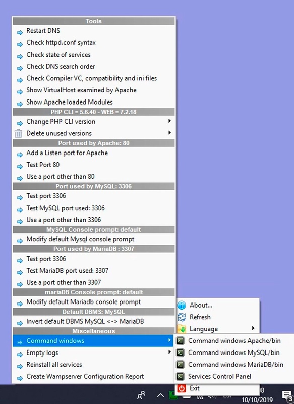 WampServer 3.2.6 for Windows Screenshot 6