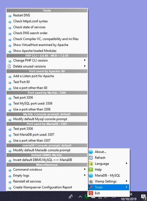 WampServer 3.2.6 for Windows Screenshot 7