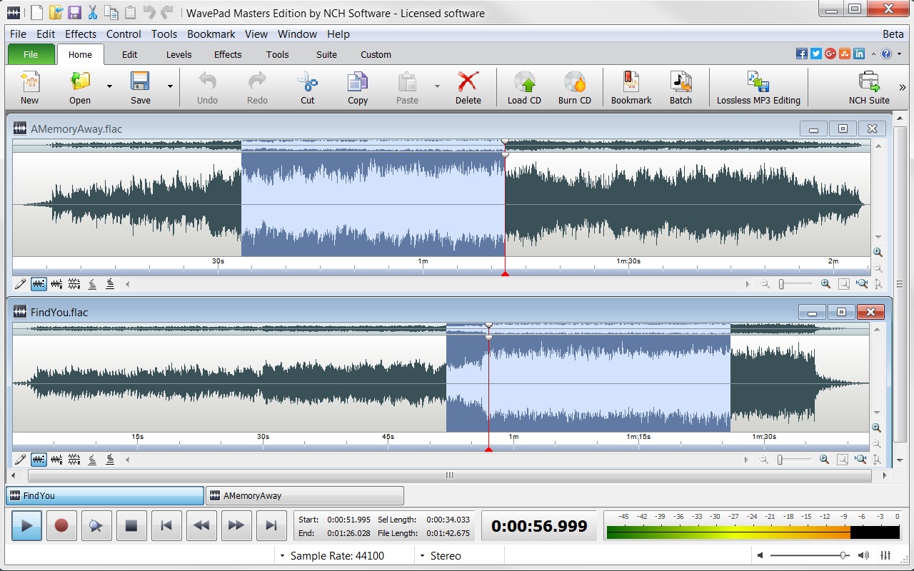 WavePad Free Audio, Music and Mp3 Editor 17.23 for Windows Screenshot 3