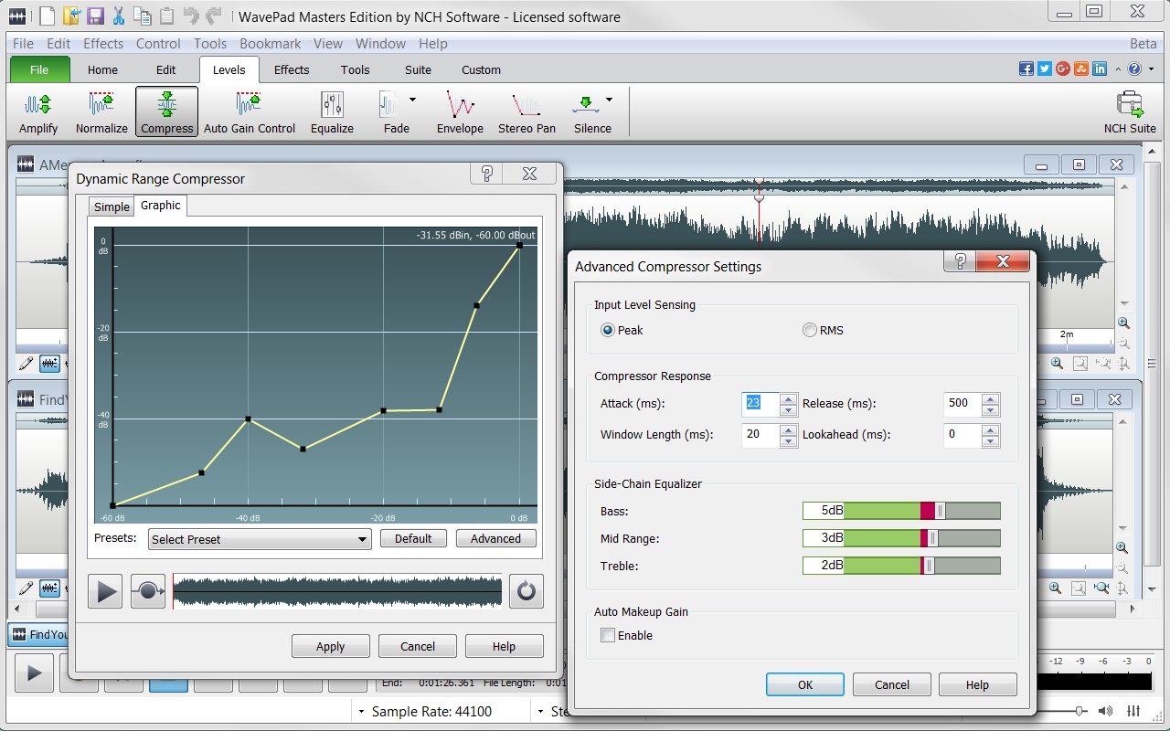 WavePad Free Audio, Music and Mp3 Editor 17.23 for Windows Screenshot 5