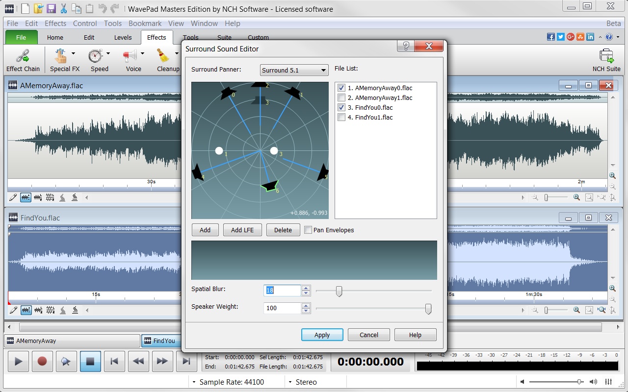 WavePad Free Audio, Music and Mp3 Editor 17.23 for Windows Screenshot 8