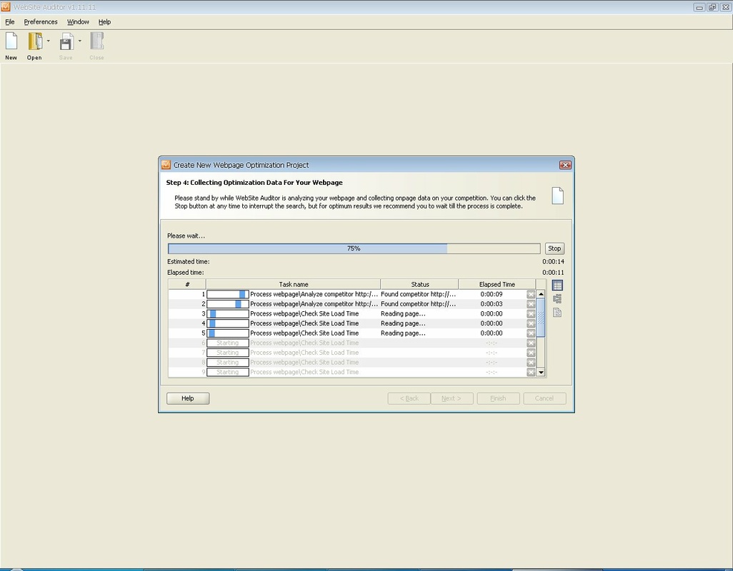 WebSite Auditor 4.56.1 for Windows Screenshot 2