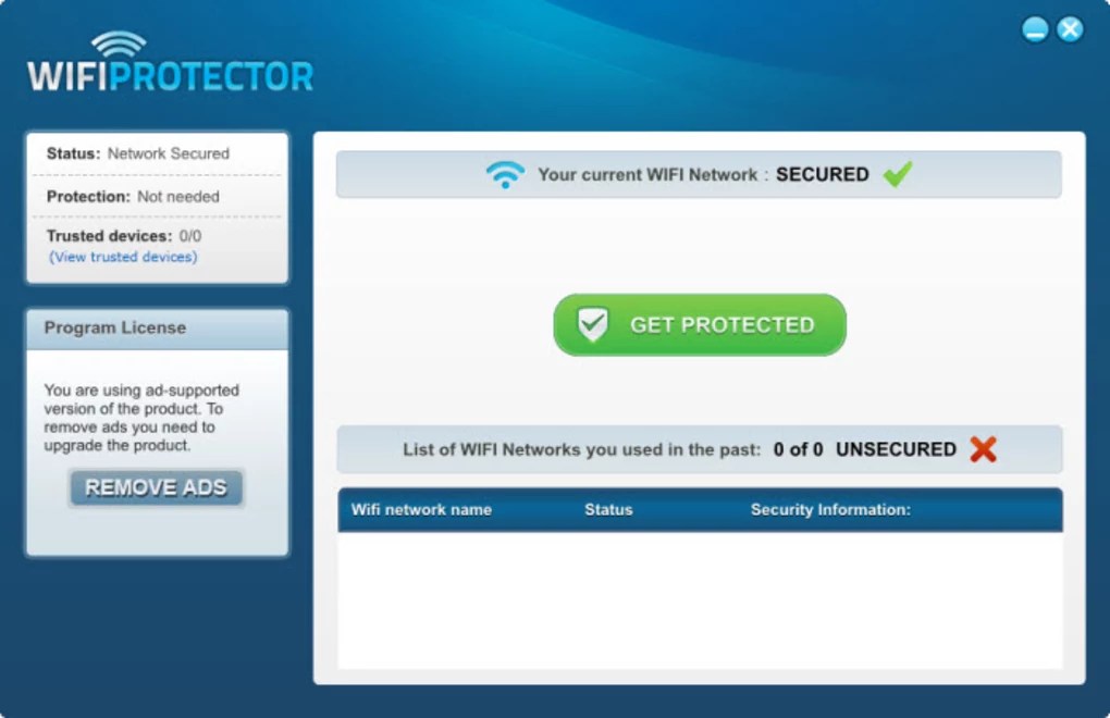 WiFi Protector 3.3.36.304 for Windows Screenshot 2