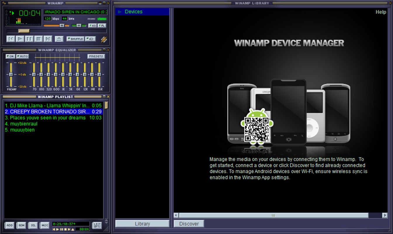 WinAMP Standard 5.9.1.10029 for Windows Screenshot 5