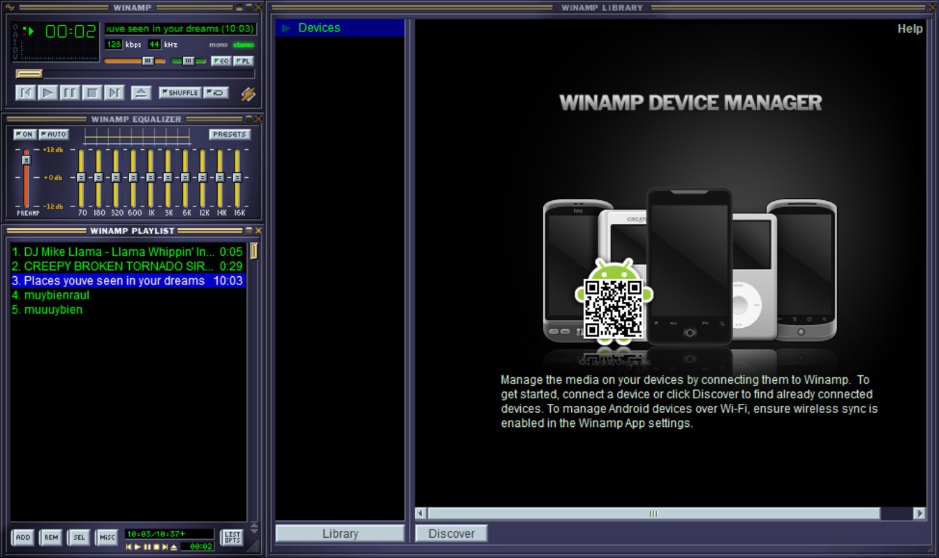 WinAMP Standard 5.9.1.10029 for Windows Screenshot 7